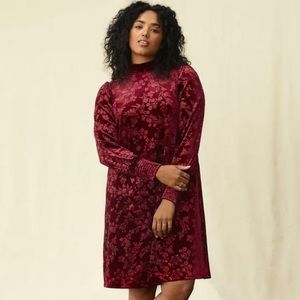 Matilda Jane Just Imagine Melanie Velour Holiday Dress